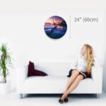 24" wall clock