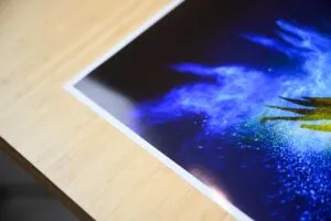 Gloss paper finish for custom photo prints — high shine surface with maximum color saturation