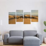 4 Steps Stretched Split Canvas Print