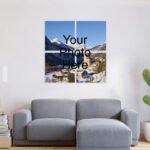 4 Cube 24x24 Stretched Split Canvas Print