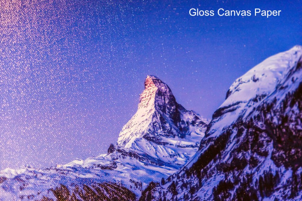 Gloss Canvas paper