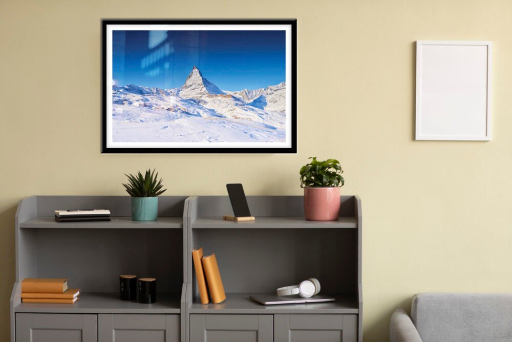 exemple poster with white border