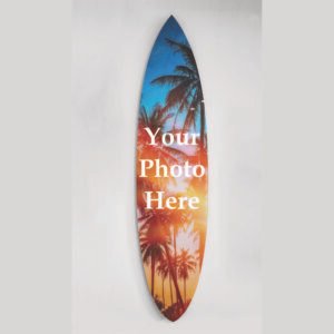 Personalized Surfboard Print - Acrylic surfboard