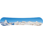 Matterhorn Snowboard, Morning | Great for Mountain lovers