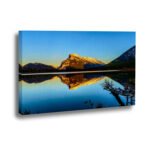 Banff National Park Vermillion Lake At Sunset, Alberta, Canada