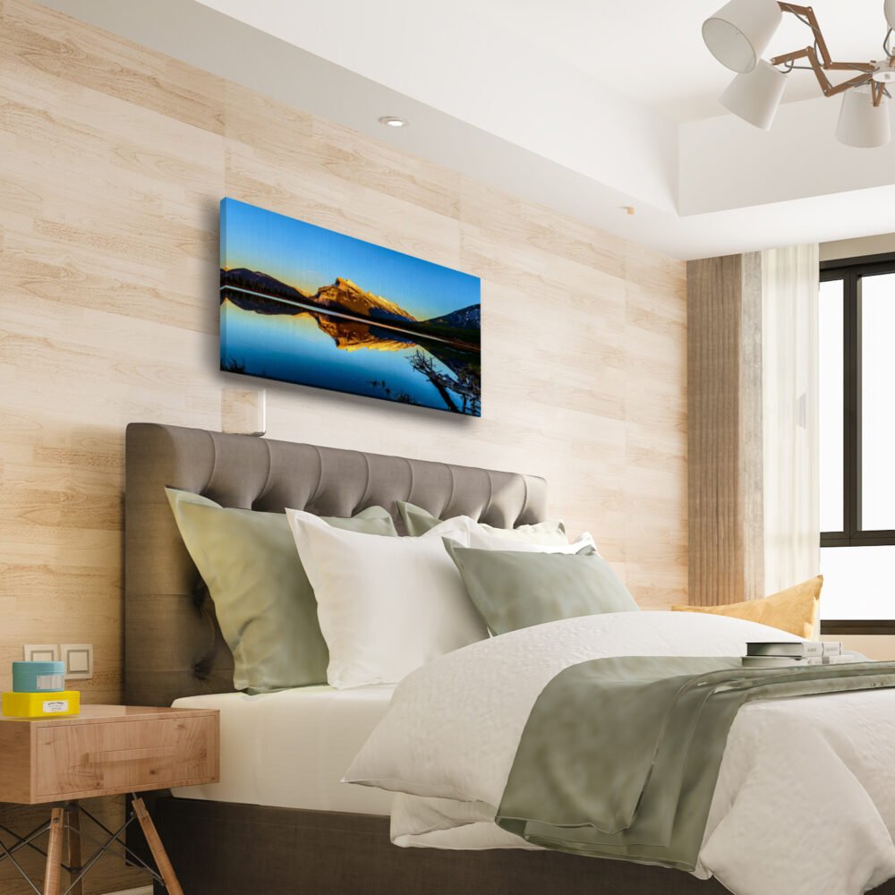 canvas Banff national park in bedroom