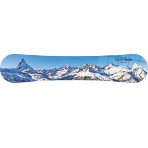 Matterhorn Acrylic Snowboard, Afternoon | For Winter Lovers