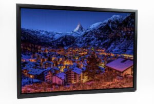 Zermatt Switzerland Canvas | Cartoonish Artistic Effect