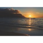 Hawaii Island sunset - Hanalei Bay, Kauai Island - Canvas