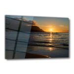 Hanalei Bay Kauai Island - Hawaii Sunset - HD Metal Print