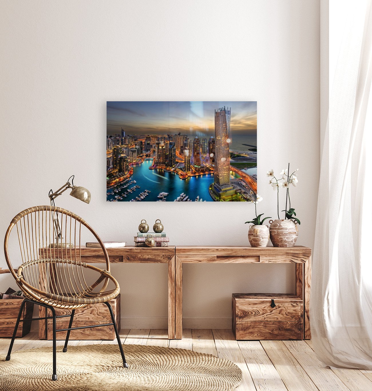 Dubai Marina United Arab Emirates - HD Metal Print - Image 3