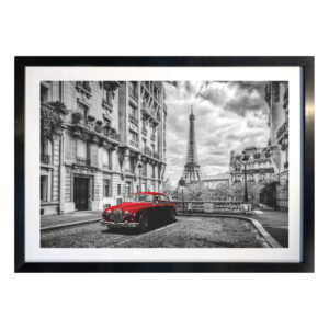 Paris panel Black 30x20 - printmyjourney.com - Montreal, Canada