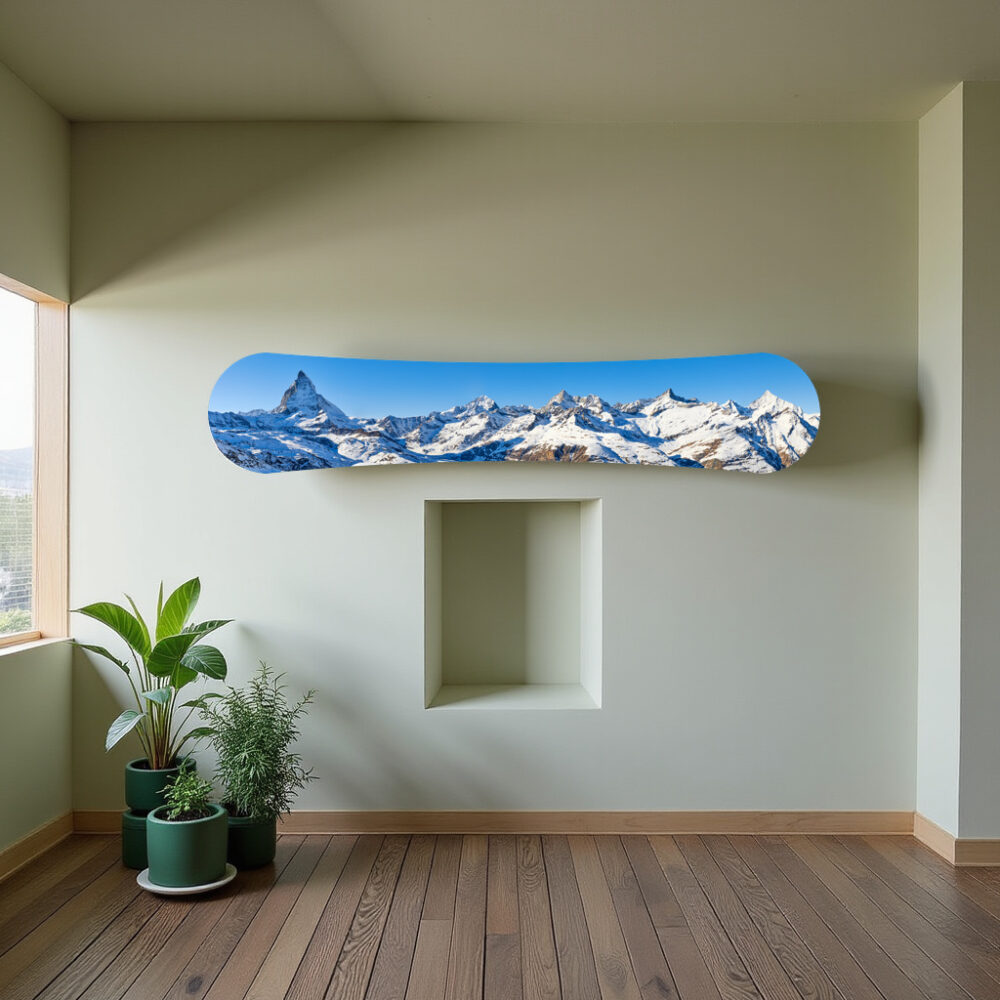 Personalized Snowboard Print | Your Photo on a SnowBoard