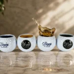 Custom printed 4-Shot Glass Set | Handmade, one glass at a time
