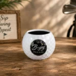 Single Shot Glass | golf-ball shot glass | Handmade